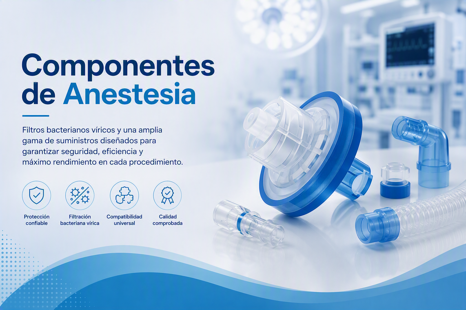 Distribuidor Flexicare filtros bacterianos y viricos
